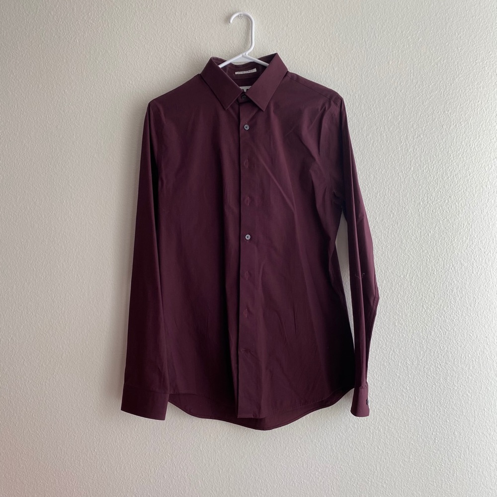 Men’s Extra Slim Fit Express Dress Shirt Size M